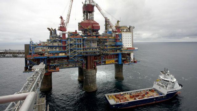 Норвежская нефтегазовая платформа