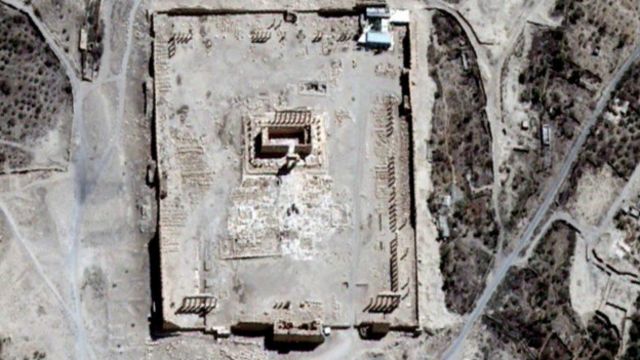 Ini adalah foto kuil Bel Palmyra sebelum dirusak oleh kelompok militan ISIS.