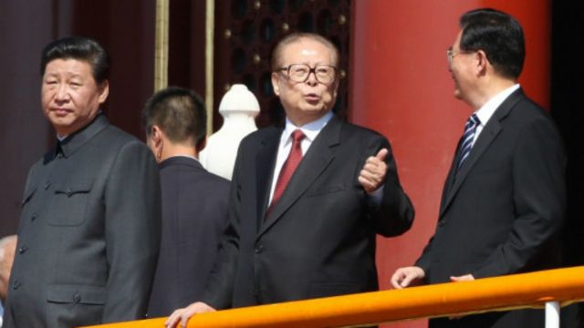 習近平、江澤民和胡錦濤