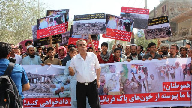 تیراندازی نیروهای امنیتی افغان باعث زخمی شدن دو نفر از معترضان شد