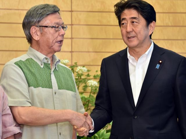 沖繩知事宣佈對抗日本政府轉移美軍機場案 c News 中文