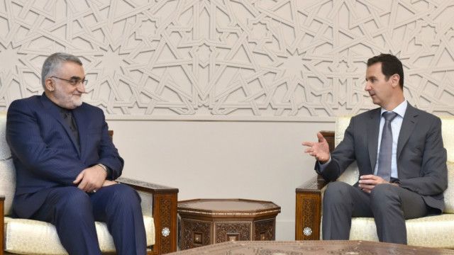 علاءالدین بروجردی صبح پنجشنبه با بشار اسد دیدار کرده است