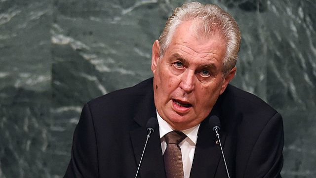 Президент Чехии Милош Земан