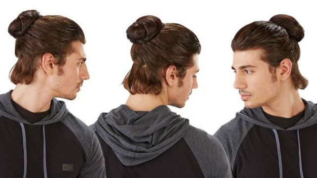 El moño postizo se impone en la moda del peinado para hombres en EE.UU. -  BBC News Mundo