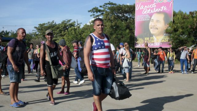 Las razones de Nicaragua para bloquear un acuerdo sobre los migrantes  cubanos varados en su frontera - BBC News Mundo