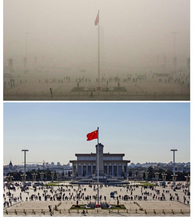Impactantes Fotos De Pekín En Alerta Roja Por La Fuerte Contaminación Bbc News Mundo 4726