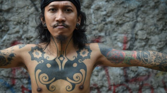 Festival tato  tradisional Indonesia di Yogyakarta BBC 