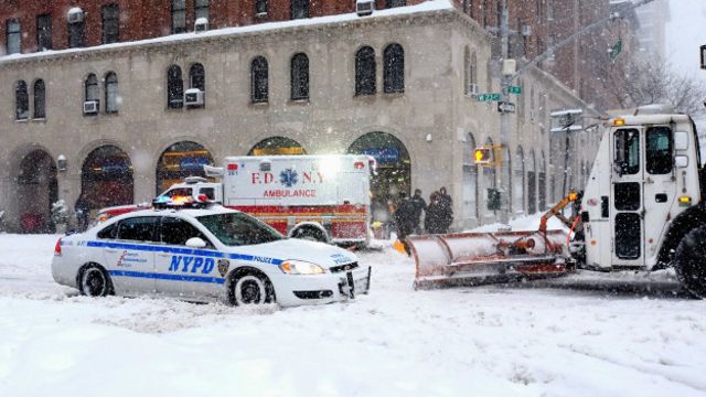 cuando va a caer nieve en new york