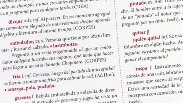 C mo Se Escribe Y Qu Contiene Un Diccionario De Colombianismos BBC 