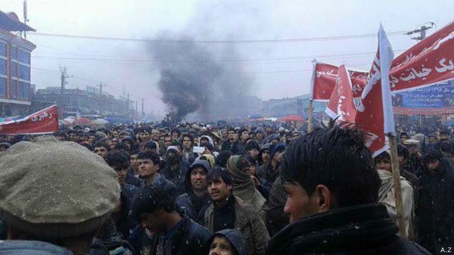 معترضان در ولایت بغلان مرکز ولایت را عوض نکنید Bbc News فارسی