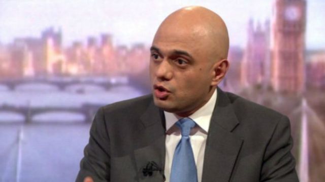 英國商務大臣賈偉德接受BBC的採訪。