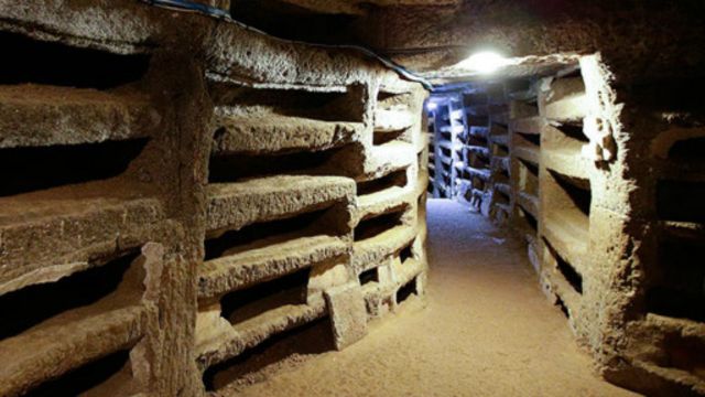 罗马圣普里西拉地下墓穴探密 c 英伦网