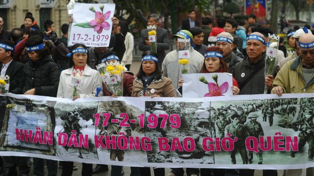 Cảnh diễn ra ở Hà Nội ngày 17/2/2016