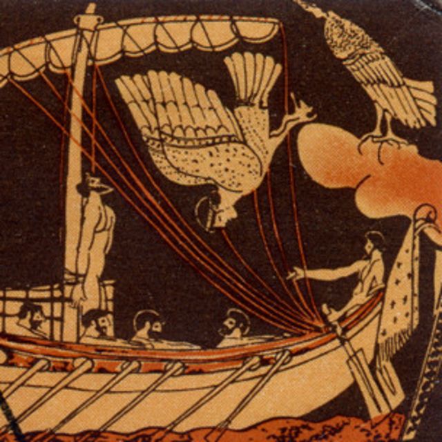 Ulises navegaba por mares que no necesitaban ser azules.