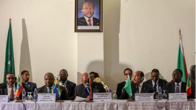 Abakuru b'ibihugu 5 by'Aufrika mu nama i Bujumbura