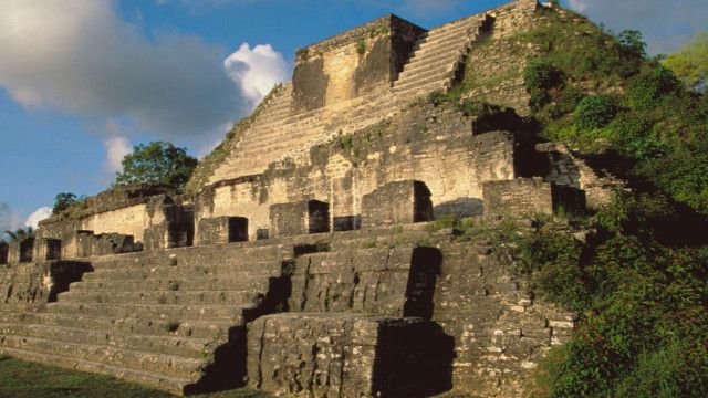Una construcción de los mayas