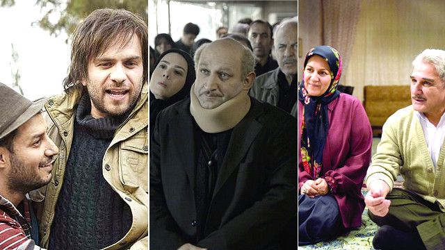 سه سریال نوروزی، از راست به چپ: زعفرانی، قرعه، بیمار استاندارد