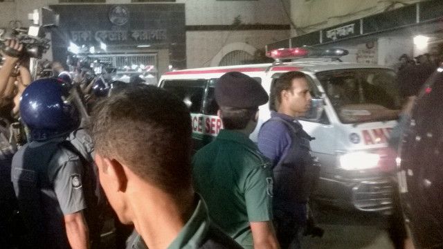 নিজামীর মৃতদেহ