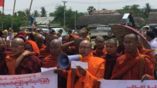Monk Protest