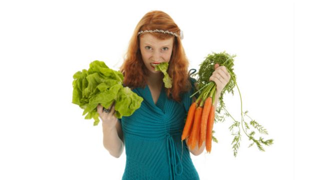 Algunas personas prefieren comer las verduras crudas.