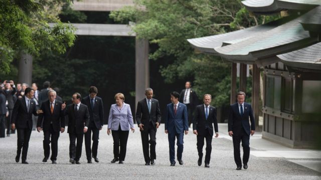 G7日本伊势志摩峰会开幕中国经济与南海成议题 Bbc News 中文