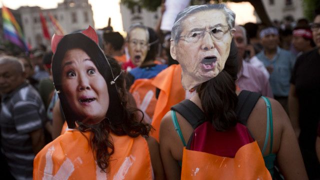 Manifestación en Perú