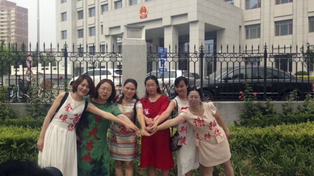 被捕的维权律师及人士的家属