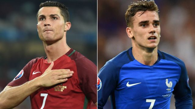 欧洲杯16 东道主法国迎战葡萄牙争夺德劳内杯 c News 中文