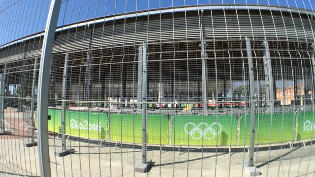 奧林匹克體育場外的其中一個入口處。
