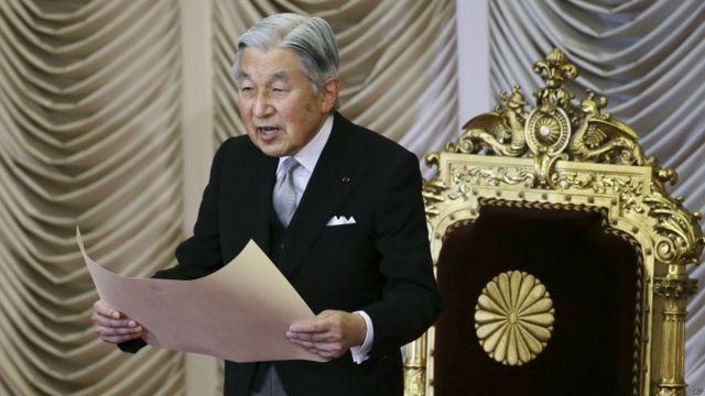 日本天皇将就 生前退位 想法罕见发表讲话 Bbc News 中文