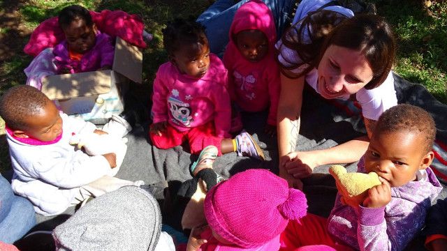 Анна в гостях у благодійної фундації Viva Foundation в Преторії, ПАР.