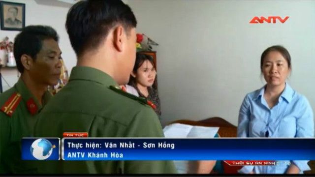 Truyền hình Việt Nam có mặt và đưa tin về vụ bắt blogger Mẹ Nấm