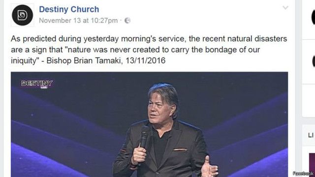 稱新西蘭地震與同性戀有關 牧師言論惹眾怒 - BBC News 中文