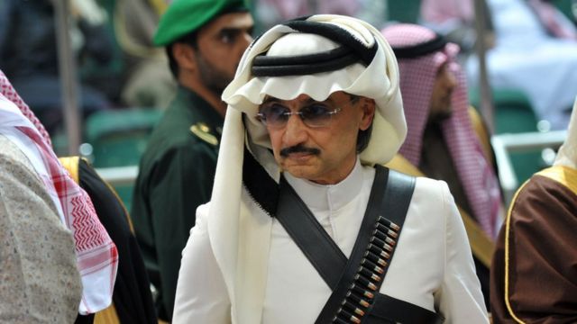 Gözaltına alınan işadamı Prens El Velid bin Talal