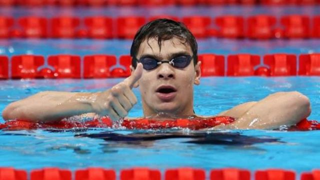 俄罗斯奥运游泳冠军叶夫根尼·雷洛夫（Evgeny Rylov）