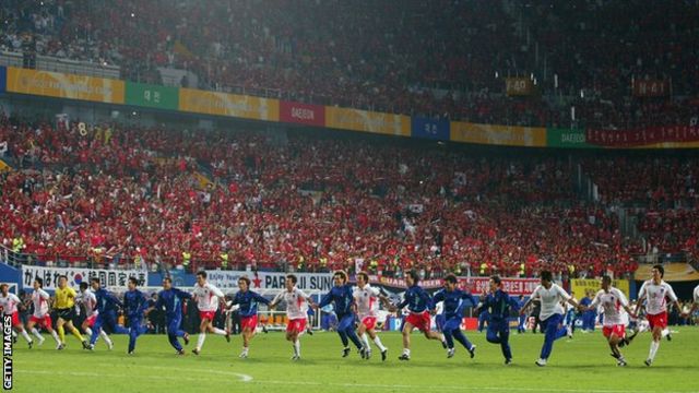 South Korea against Italy