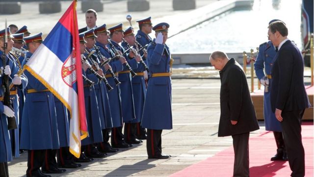 Vučić i Putin, Beograd, 17. januar 2019.