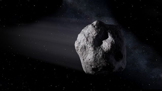 Recreación de un asteroide genérico