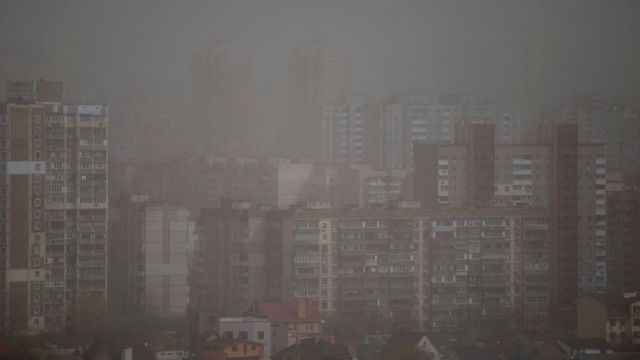 Запахи гари в Киеве