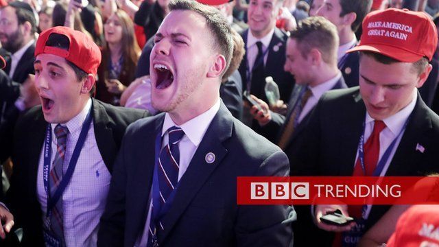 US Election 2016: Tears And Euphoria As Trump Wins - BBC News