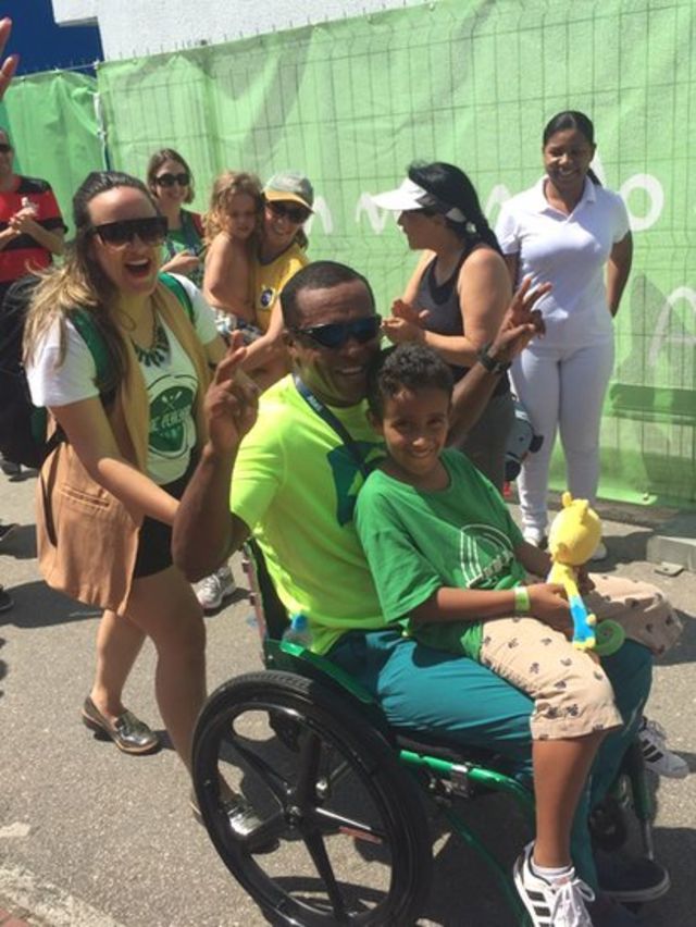 Renê Pereira e sua família