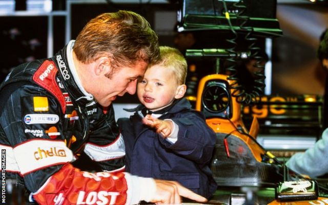 Max and Jos Verstappen, pictured together in 2000