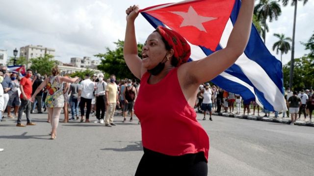 Protestas en Cuba del pasado 11 de julio.