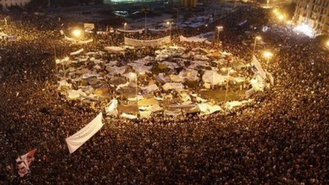 Protesto na praça Tahrir