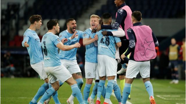 Ø¯ÙˆØ±ÙŠ Ø£Ø¨Ø·Ø§Ù„ Ø£ÙˆØ±ÙˆØ¨Ø§ Ø±ÙŠØ§Ø¶ Ù…Ø­Ø±Ø² ÙŠÙ‚ÙˆØ¯ Ù…Ø§Ù†Ø´Ø³ØªØ± Ø³ÙŠØªÙŠ Ù„ØªØ­Ù‚ÙŠÙ‚ ÙÙˆØ² Ø«Ù…ÙŠÙ† Ø¹Ù„Ù‰ Ø­Ø³Ø§Ø¨ Ø¨Ø§Ø±ÙŠØ³ Ø³Ø§Ù† Ø¬ÙŠØ±Ù…Ø§Ù† Bbc News Ø¹Ø±Ø¨ÙŠ