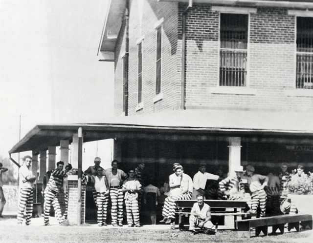 Penjara "Angola" di Louisiana pada tahun 1933.