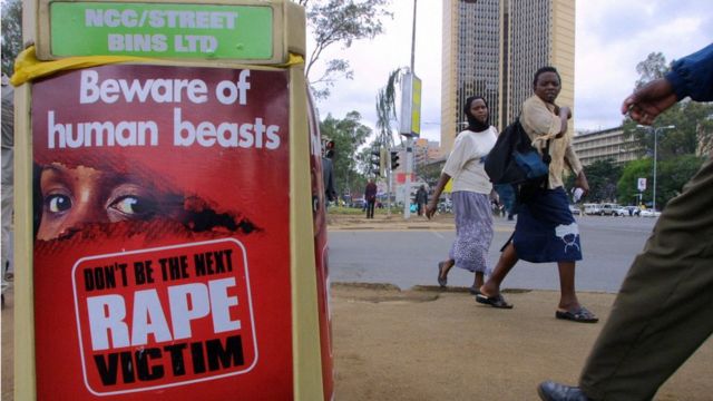 Domestic violence campaign.