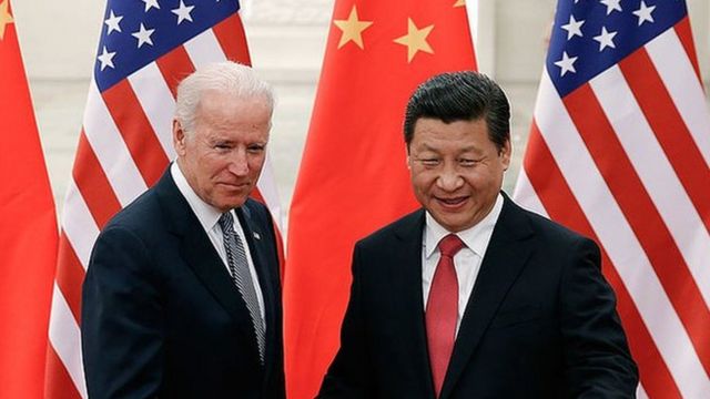 الرئيسان الأمريكي والصين