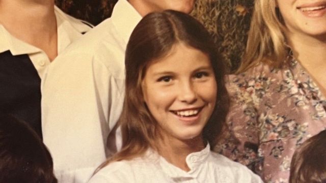 Sheri Autrey, em foto de sua infância