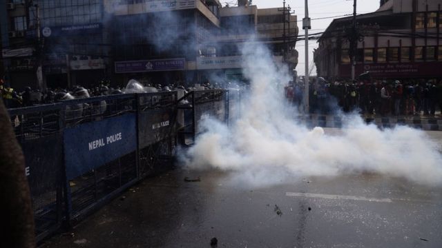 बानेश्वर क्षेत्रमा एमसीसी विपक्षमा प्रदर्शन